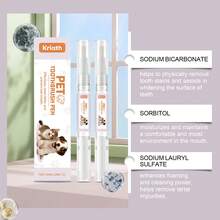 Pet Teeth Cleaning Pen, Gentle Formula For Daily Dental Care, Cleans And Freshens Pet's Teeth