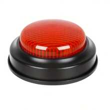 Party Buzzers With Answer - With Loud Buzz Sound & Color-Coded Buttons (Blue, Green, Red,) - For Trivia, Classroom, Family Feud, Game Shows - Compatible With AA Batteries - No Batteries Included - Party Game Show Organizer, Games For Party, Classroom Learning Tool, Vibrant Colored Buttons, Plastic Construction For Halloween,Christmas Event & Party Supplies