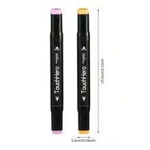48/60/80/168/   1 Colors Art Markers Alcohol Markers Professional Art Pen Dual Tips Permanent Marker For Adults & Kids,Alcohol Based Sketch Markers For Painting Set, School Supplies Back To School - Bộ 168 bút đánh dấu nghệ thuật - Xem 11