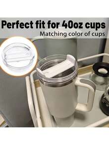 Couvercle étanche pour tumbler de 20/30 oz - Couvercle de remplacement en plastique durable pour tasse à eau - Gardez vos boissons fraîches et sans risque de renversement