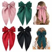 1/4/10/15pcs Women's Big Bow Hair Clip French Vintage Style Stylish And Elegant Bow Hair Accessories For Party School Hair Accessories, Claw Clips, Hair Claws, Clips For Hair, Hair Slide, Hair Barrettes