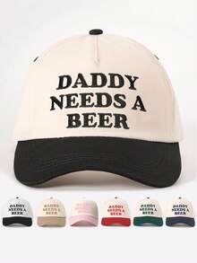 Mũ lưỡi trai nữ thêu chữ "WIFEY" phối màu, có thể điều chỉnh, kiểu dáng thường ngày, thích hợp cho du lịch mùa xuân/thu, đi biển, unisex, dành cho giới trẻ. - Mũ bóng chày - Xem 14