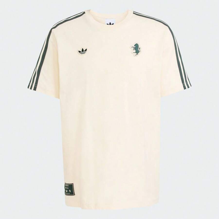 Adidas 男款 JUVE ICON TEE 短袖T恤，针织圆领，TJM9453