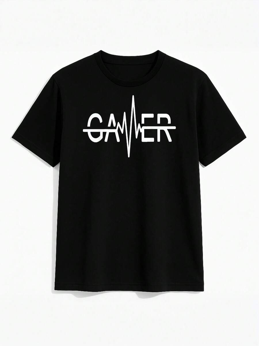 Customizable Gamer With Heartbeat Line Design Comfortable Festival Gifts