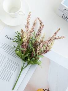 1/3 bông hoa oải hương nhân tạo bằng xốp, trang trí mùa thu, trang trí đám cưới, bó hoa cô dâu, hoa cài cổ tay, vòng hoa tự làm, trang trí mũ, nhà cửa, nhà hàng, phòng ngủ, phòng tắm, trang trí bình hoa, sân vườn ngoài trời, trang trí tiệc sinh nhật. - Màu tím nhạt - Xem 4