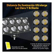 2 piezas Focos Auxiliares Led Faros Luces 8 Ojo luz para Auto y Moto - 2 piezas - Ver 3