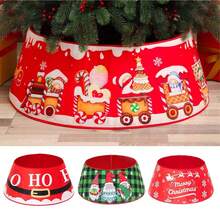 1 Piece, Christmas Tree Skirt, Christmas Tree Surround, Christmas Decoration, Base Christmas Decoration, Holiday Celebration Decoration, Scene Decoration, Holiday Decoration, Room Decoration, Home Decoration, Office Decoration, Theme Party Decoration, Christmas Decoration Christmas Decorations Home Christmas Gifts Christmas Decor - Multicolor - View 7
