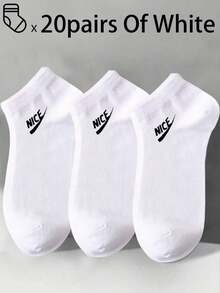 100pcs/80pcs/50pcs/30pcs/20pcs/10pcs/8pcs/4pcs Comfortable, Moisture-Wicking, Antibacterial, Breathable Knit Liner Socks - Mother's Day Gift, Unisex, Long Socks, Sweat-Absorbing, Odor-Resistant, Elastic & Soft, Fashionable Solid Colors, Suitable For Spring, Summer, Autumn, Winter, Casual, Daily Wear, Yoga/Sports - Multicolor - View 49