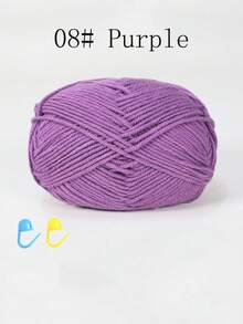 1/3包 50克 4股钩针线，带记号扣的钩针线，初学者钩针套装，多包装编织线，优质腈纶线，柔软钩针线，DIY工艺品，围巾（配饰颜色随机）