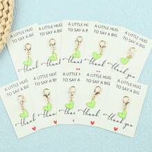 Women's Heart Design Alloy Keychain With Personalized Note - Golden Charm, Cartoon Heart, Thank You Gift For Teacher, Girlfriend, Mom, Best Friend | Personalized Gift | Ideal For Christmas Car Accessories Cute Goth Y2k Bag Accessories Lanyards With Id Holder Car Accessories Bag Charms