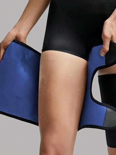 Unisex Sauna Thigh Sweat Belt And Leg Trainer: Adjustable Thigh Trimmer For Intense Leg Workouts And Slimming