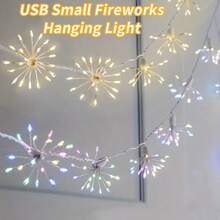 1 Cuerda 150cm 50LED/300cm 100LED/600cm 200LED-Luces de Hadas de Cadena USB, Luces Interiores con 8 Modos de Iluminación, Adecuadas para Decoración de Habitación, Jardín, Patio, Fiesta, Decoración Navideña, Patio, Tienda, Decoración Interior de Hotel