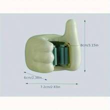 1 kẹp lau nhà gắn tường, móc, không cần khoan, keo dán chắc chắn, kẹp chổi, giá treo chổi gắn tường phòng tắm, giá để đồ cố định - Nhiều màu - Xem 5