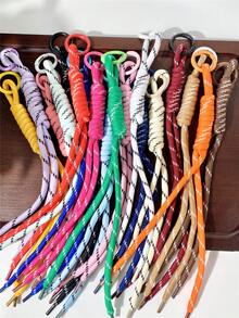 1 件彩色钥匙扣挂绳，长防丢钥匙链，汽车钥匙圈，包包，手机壳，裤子装饰万圣节配饰教师节圣诞礼物 - 彩色長款掛飾 - 查看 19