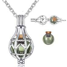 Vial Necklace Glass Ashes Holder Necklace Urn Mini Glass Bottles Necklace Tube Stainless Steel Pendants Cremation Container Memorial Jewelry For Women Men - Cylindrical Glass - View 8