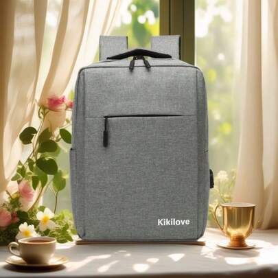 kikilove Mochila masculina de alta qualidade com grande capacidade, ideal para laptops, itens essenciais de viagem e deslocamento diário. Projetada para viagens de negócios, deslocamentos para o escritório, viagens e estudos. Perfeita para homens que buscam uma bolsa estilosa e funcional para o trabalho, viagens ou uso diário.