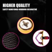 1 件 JDM 火车巴士手柄手带 Tsurikawa 戒指心形造型漂移吊饰带漂移汽车配件汽车吊带汽车内饰装饰