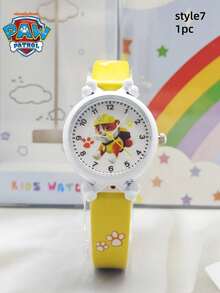 Paw Patrol 1 Piece Of Dog Patrol Waterproof Watch, Cute Pop Ring Watch, Cartoon Watch, Birthday Gift For Friends And Classmates, Rental Number, Party Atmosphere Decoration, Perfect Party Decoration, Home Decoration Ornament, Perfect Room Decoration, Christmas Gift Valentine's Day, Ideal Friend Gifts For Birthday Celebrations, Souvenirs, Women's Souvenir, Cute Aesthetic, Valentine Day Gifts, Decorations, Home Decor, Valentines Gifts