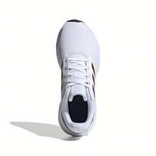 Scarpe da corsa da uomo Adidas Galaxy 6 M, semplici, sportive, annodate, per palestra e fitness, primavera/estate - Bianco e granato - Visualizzare 5