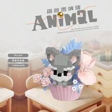 Bộ đồ chơi lắp ráp hình động vật và cây trồng trong chậu Kawaii Decorations Đồ chơi giáo dục trẻ em Khối siêu nhỏ Đồ chơi lắp ráp thú cưng Quà tặng Giáng sinh/Quà tặng năm mới/Quà tặng sinh nhật, Đồ trang trí để bàn - Nhiều màu - Xem 21