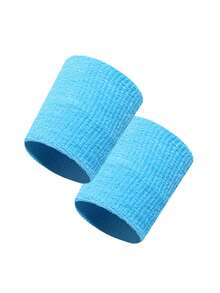 2 件/对儿童腕带散装运动腕带彩色手臂吸汗带适合儿童夏季户外活动足球棒球篮球运动