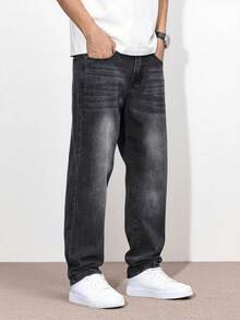 Black Casual Jeans For Teen Boys - Black - View 3