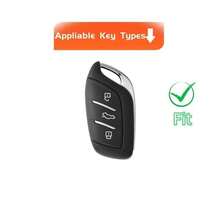 Car Key Case Cover Shell Fob For MG ZS For MG6 EV EZS HS EHS For Roewe RX5 I5 I6 RX3 RX8 ERX5 Key Holder Accessories Keychain Halloween Accessories Teachers Day Christmas Gift Gifts For Mother, Father, Graduation, And Teacher - Multicolor - View 8