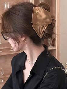 1 szt. 13 cm Duża spinka do włosów w kształcie muszli, dekoracyjna ozdoba do włosów, uniwersalna spinka do włosów, jesienna spinka do włosów, eleganckie zimowe akcesoria do włosów dla kobiet, na wakacje, stylizacje damskie