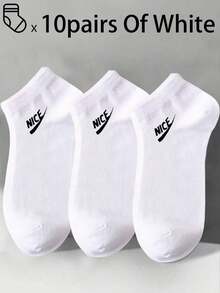 100pcs/80pcs/50pcs/30pcs/20pcs/10pcs/8pcs/4pcs Comfortable, Moisture-Wicking, Antibacterial, Breathable Knit Liner Socks - Mother's Day Gift, Unisex, Long Socks, Sweat-Absorbing, Odor-Resistant, Elastic & Soft, Fashionable Solid Colors, Suitable For Spring, Summer, Autumn, Winter, Casual, Daily Wear, Yoga/Sports - Multicolor - View 37