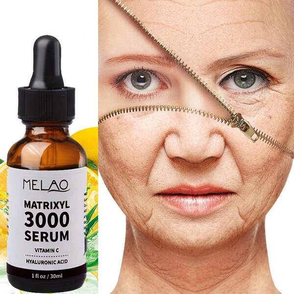 MELAO MELAO MATRIXYL 3000 SERUM With Hyaluronic Acid Peptides Serum For Face Tones Skin And Stimulates Collagen Peptides