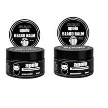Apolo Cosmetics Beard Balm -Gentle Cleansing And Care Balm For Beards 100ml - 100毫升 2個 - 查看 1