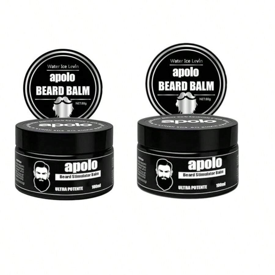 Apolo Cosmetics Beard Balm -Gentle Cleansing And Care Balm For Beards 100ml - 100毫升 2個 - 查看 1