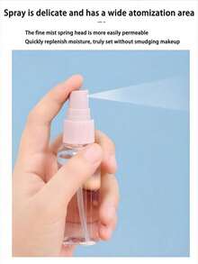 1 Set Travel Refillable Bottles, Portable Cosmetic Spray Bottles, Shampoo, Lotion, Cream, Perfume Refill Containers