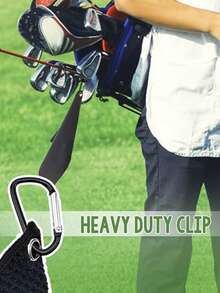 3 Pieces Of Waffle-Weave Golf Towels In Multiple Styles (30cm X 30cm), Golf Club Cleaning Towels