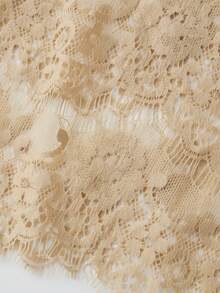 Womens Y2K Lace Patchwork Frill Poncho Tops Solid Color See Through Batwing Sleeve V Neck Ruffle Hem Loose Fit Sheer Mesh T Shirts Blouses Boho Peplum Shawl Shirts Summer Going Out Tops Beach Cover Up Vacation Streetwear - 淺灰色 - 查看 9