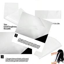 Hair Dye Paper 100Pcs Professional Hair Coloring Sheet Hair Highlighting Strips Reusable Dyeing Separating Reusable Foils For Color Brush Mesh Wrap Bleach Foil Sheets For Salon Barber Hairdresser