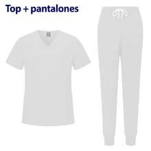 Men Scrub Jumpsuits - White - View 1