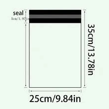 50 个粉色快递袋，用于运输的邮寄信封，非粘性塑料包装袋，防水快递袋适用于衣服、书籍等。