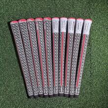 10pcs Golf Grips With Spine Line, Rubber Material, Suitable For Iron & Wood Shafts - Black - View 3