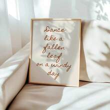 1pc Fall Quote Poster Print, Cozy Autumn Wall Art, Fall Inspirational Poster, Neutral Fall Decoration, Fall Wall Decor,Canvas Wall Art,Posters For Room,Home Decor,Room Decor Aesthetic,Room Decoration Stuff.Optional Frame, Room Decor