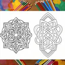 [NEW LME ART/Enchanted Fonest Charm Coloring Book] 1pc Original Coloring Book, 22 Pages Single-Sided Printing, Clear Lines And Exquisite Patterns, Ideal For Relaxation | Perfect Gift For New Year, Valentine's Day, Christmas, Birthdays, School Holidays, Perfect For Adults & Teens & Child - Fan - View 5
