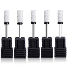 Bộ 5 hoặc 10 dụng cụ cắt gốm, mũi khoan móng, dụng cụ mài móng gel, dụng cụ loại bỏ lớp biểu bì, bộ giũa móng điện, phụ kiện - Nhiều màu - Xem 36
