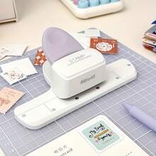 1 pieza Máquina de Estampado Manual | Manualidades DIY, Superficie de Trabajo con Rejilla, Estampado de Artesanía, Diseños Interesantes, Plástico ABS Duradero, Regalo Perfecto para Cumpleaños y Días Festivos, Vuelta a Clases, Oficina y Hogar