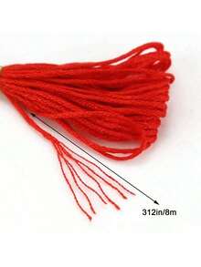 50/100 chiếc Hoa thêu 6 sợi 8m, Chỉ Polyester 100 màu, Chỉ thêu chữ thập màu ngẫu nhiên, Chỉ khâu thủ công cầu vồng, Chỉ nha khoa thêu chất lượng cao - Chỉ nhiều màu hỗn hợp để thêu chữ thập, may vá và thủ công - Phụ kiện nghệ thuật kim, Túi dây xoắn, Thích hợp cho thêu DIY, may vá và thủ công - Nhiều màu - Xem 11