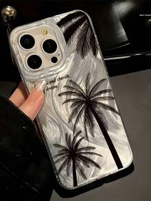 适用于 15 Pro Max，椰树图案，羽毛纹 IMD 高端保护壳；适用于 11/13 Pro/15 Pro/15/13 Pro Max，防摔材质；适用于 14/13/12，苹果全包保护；兼容三星系列 - 彩色 - 查看 2