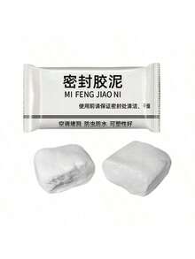 1 Piece Of Multi-Purpose Adhesive Putty Suitable For Use In Kitchens, Bathrooms, Toilets, And Other Areas In The House For Sealing Holes And Gaps In Air Conditioners, As Well As For Waterproofing And Odor-Preventing Purposes.