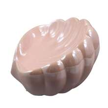 Ceramic Soap Holder, Sea-Shell Soap Tray With Self Draining, Soap Tray For Sink Washroom Bathroom Shower, Small Cute And Elegant Holder With Glaze, Easy Cleaning