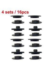 Kẹp thảm sàn ô tô đa năng, nút bấm nhựa chống trượt hai lớp, đinh bấm tròn để cố định thảm - Nhiều màu - Xem 9