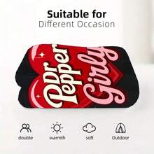 1PC Flannel Blanket, Machine Washable, Soft And Comfortable, Lightweight Polyester Blanket, Comfortable Air Conditioning Blanket, Home Decoration, Suitable For Giving Gifts To Friends In All Seasons, New Year's Day And Halloween, Suitable For Sofas