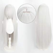 YEWELL Tóc giả thẳng dài 95cm (38 inch) có mái, chất liệu sợi tổng hợp chịu nhiệt, tự nhiên và mềm mại, phù hợp cho hóa trang nữ, sử dụng hàng ngày, trông rất thật và tự nhiên, là món quà lý tưởng cho các bữa tiệc, Giáng sinh, sinh nhật. Có các màu: Đỏ, Trắng, Vàng, Xanh lá cây, Cam, Hồng, Xanh dương, Đen. - Nhiều màu - Xem 47